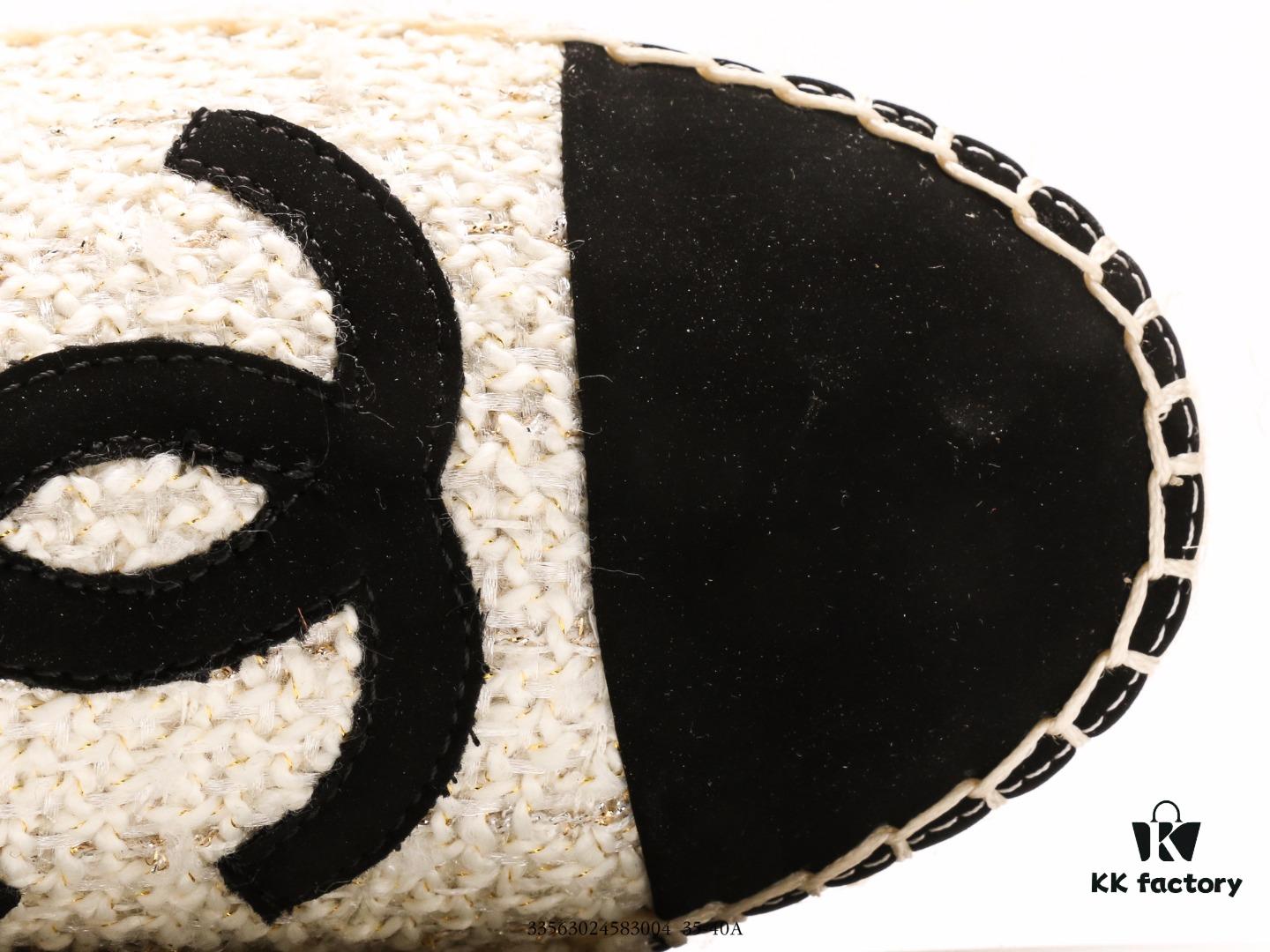 Chanel Fishing Shoes, Evergreen Style, Popular Among Influencers, Versatile for Spring and Summer, Pairs Easily with Jeans or Shorts, Molded Exactly to Original Version, 99% Authentic Restoration, Handcrafted Quality with 100-Thread Hemp Upper, Premium Imported Lambskin from Original Production Line, Soft Lamb Leather Insole, Natural Hemp Rope with Transparent Rubber Sole, Packaged Identically to Retail Store