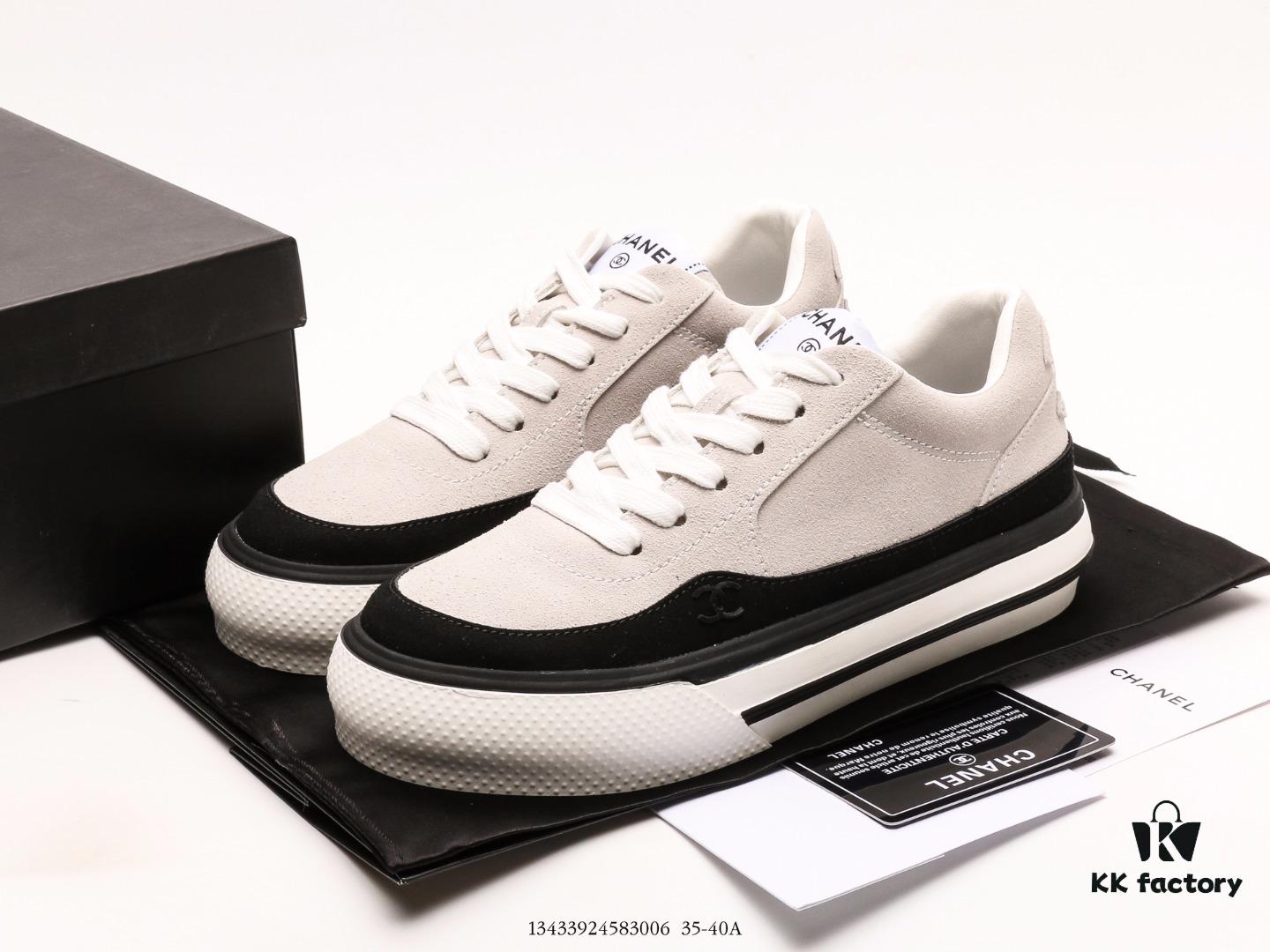 Chanel Sneakers, Influencers' Social Media Recommended Style, This Season's New Arrival, Must-Have Pair with Exceptional On-Foot Look, Effortlessly Stylish Casual Sporty Vibe Embodies Chanel's Fashion-Forward Femininity, Custom Design That Made All Other Sport Styles Obsolete Upon Release, Now Available