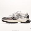 Chanel 2023 Logo Sneakers, Kruus Lightweight Retro Daddy Shoes, Futuristic Metallic Style, Original Mold Design with Strong Texture and Tight Lines, 3.5cm Thick Sole