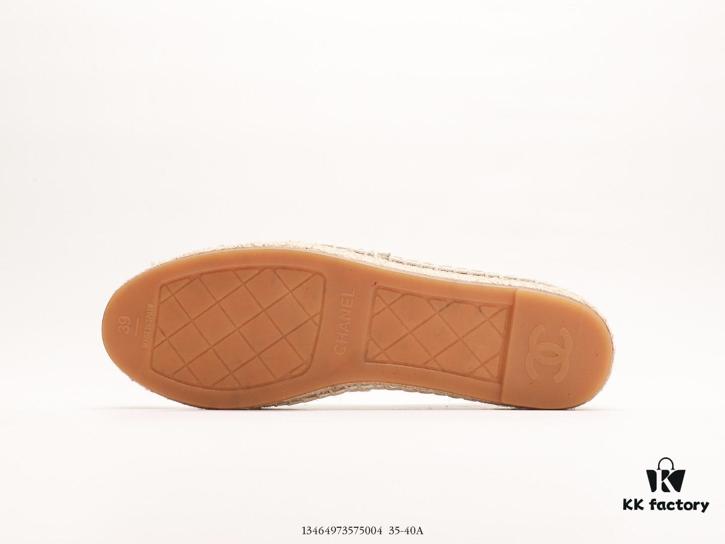 Chanel Fishing Shoes, Timeless Classic Style, Popular Influencer Item, Perfect for Spring and Summer, Pairs Easily with Jeans and Shorts, 1:1 Original Mold, 99% Authentic Accuracy, Handcrafted Quality with 100-Thread Hemp Upper, Premium Imported Lambskin Exterior and Soft Sheepskin Insole, Natural Hemp Rope with Transparent Rubber Sole, Official Counter Packaging