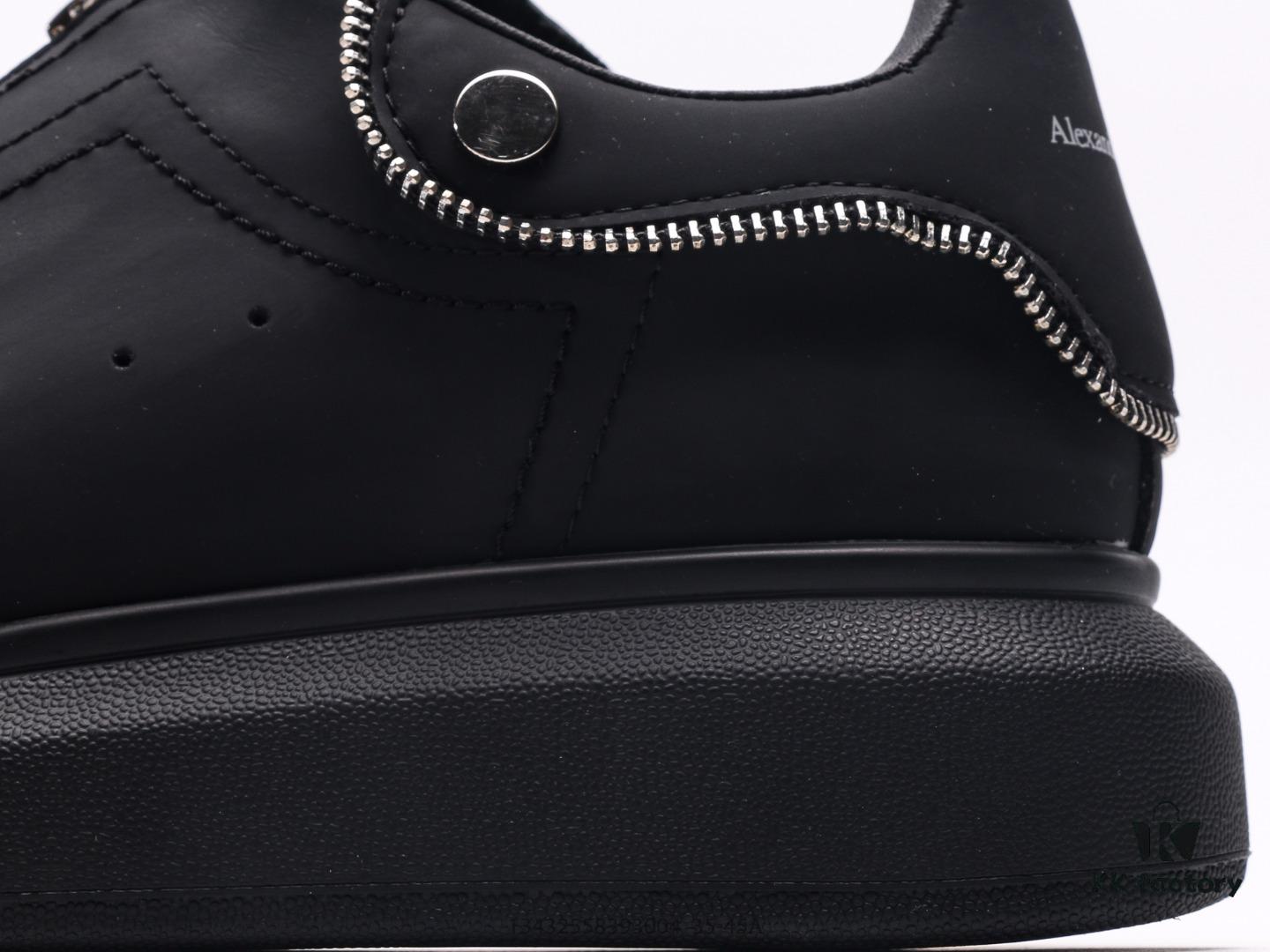 Alexander McQueen Italian Luxury Brand Sole Leather Sneakers Low-top Fashion Thick-soled Casual White Shoes