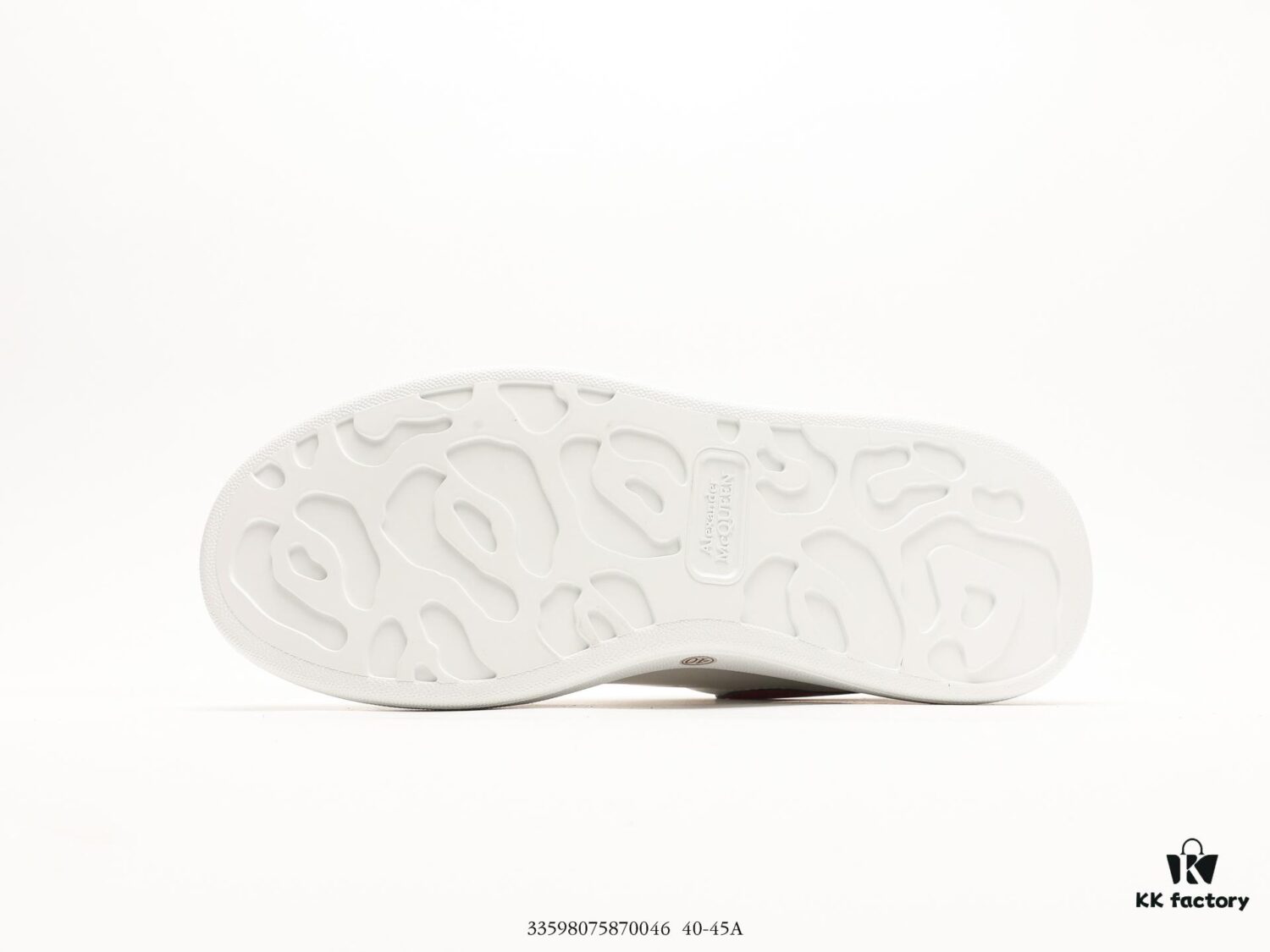 Alexander McQueen Oversized Sneakers, Low-Top Fashion Thick-Soled Casual White Sneakers