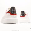 Alexander McQueen Oversized Sneakers, Low-Top Fashion Thick-Soled Casual White Sneakers