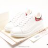 Alexander McQueen Oversized Sneakers, Low-Top Fashion Thick-Soled Casual White Sneakers
