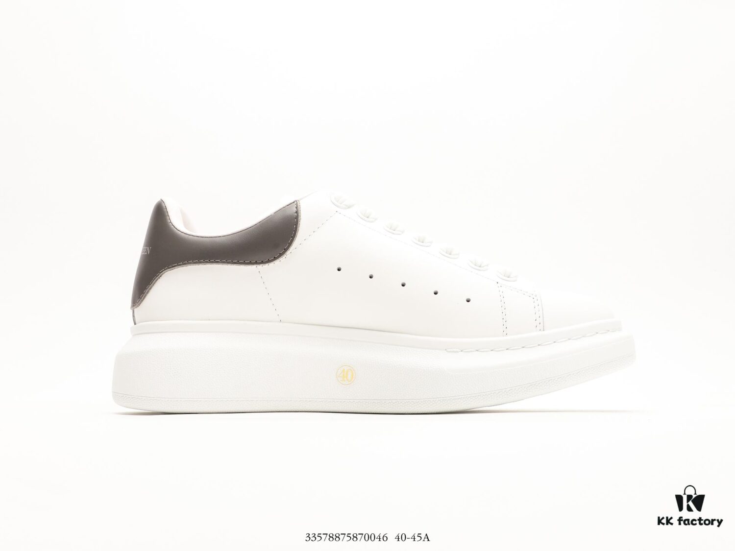 Alexander McQueen Platform Sneakers Thick Sole Elevating White Shoes