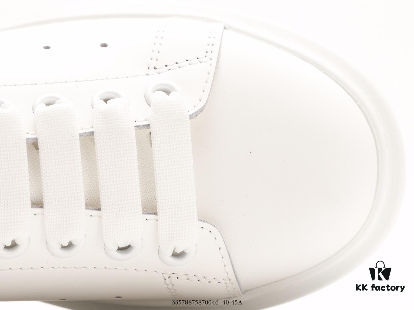 Alexander McQueen Platform Sneakers Thick Sole Elevating White Shoes