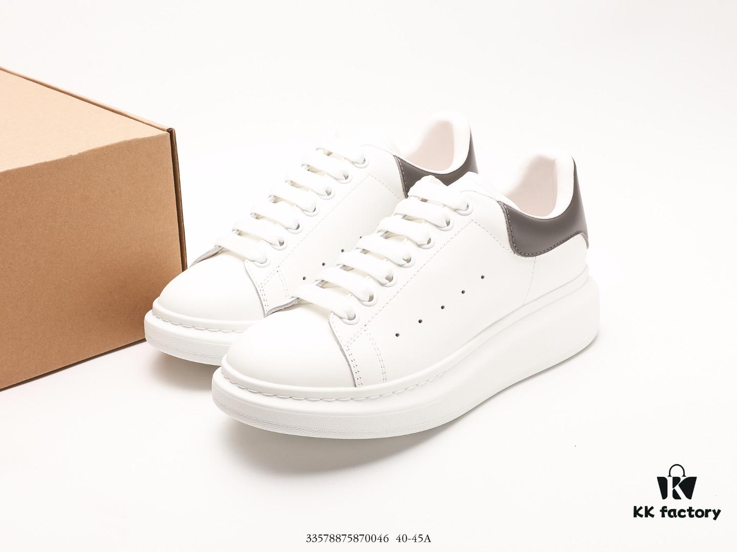 Alexander McQueen Platform Sneakers Thick Sole Elevating White Shoes