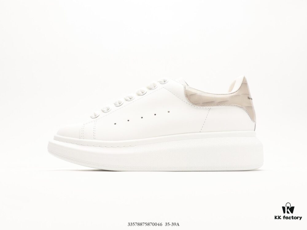 Alexander McQueen Platform Sneakers Thick Sole White Shoes