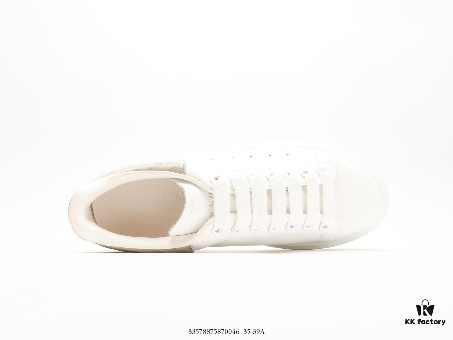 Alexander McQueen Platform Sneakers Thick Sole White Shoes