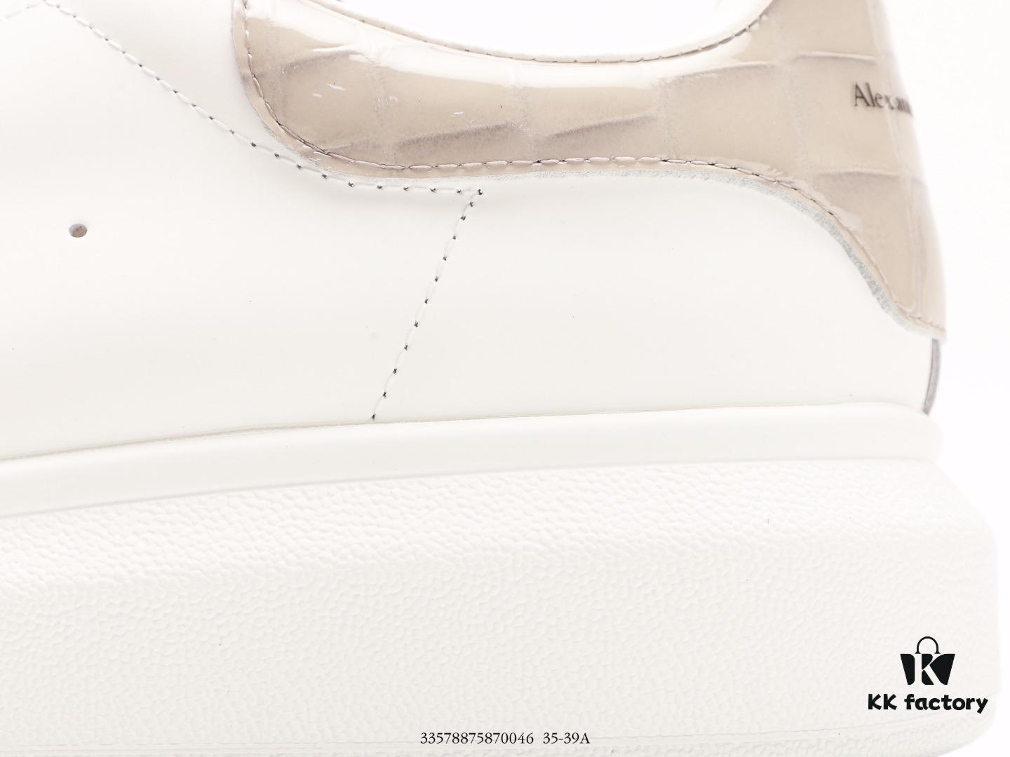 Alexander McQueen Platform Sneakers Thick Sole White Shoes