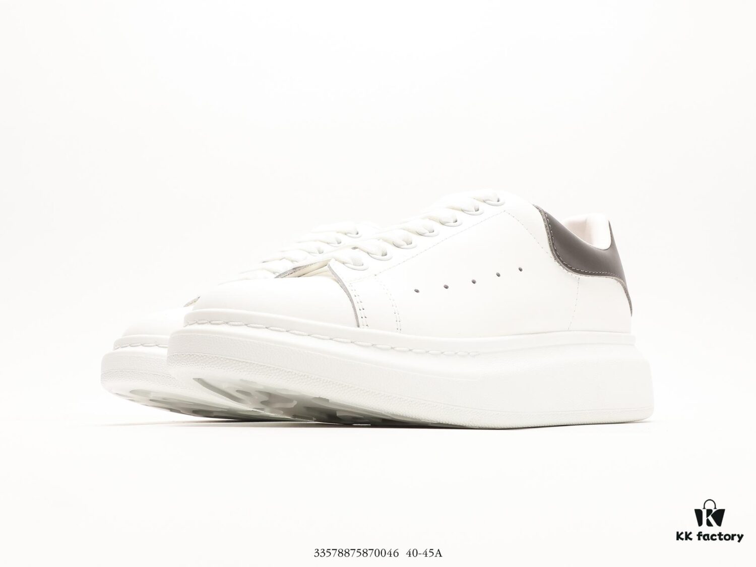 Alexander McQueen Platform Sneakers Thick Sole Elevating White Shoes