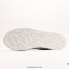 Alexander McQueen Oversized Sneakers, Low-top Fashion Thick-soled Casual White Leather Sneakers