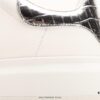 Alexander McQueen Sole Leather Sneakers, Low-Top Fashion Thick-Soled Casual White Shoes