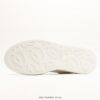 Alexander McQueen Sole Leather Sneakers, Low-top Fashion Thick-soled Casual White Sneakers