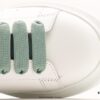 Alexander McQueen Sole Leather Sneakers, Low-top Fashion Platform Casual White Sneakers