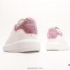 Alexander McQueen Italian Luxury Brand Sole Leather Sneakers Low-top Fashion Platform Casual White Shoes