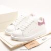 Alexander McQueen Italian Luxury Brand Sole Leather Sneakers Low-top Fashion Platform Casual White Shoes