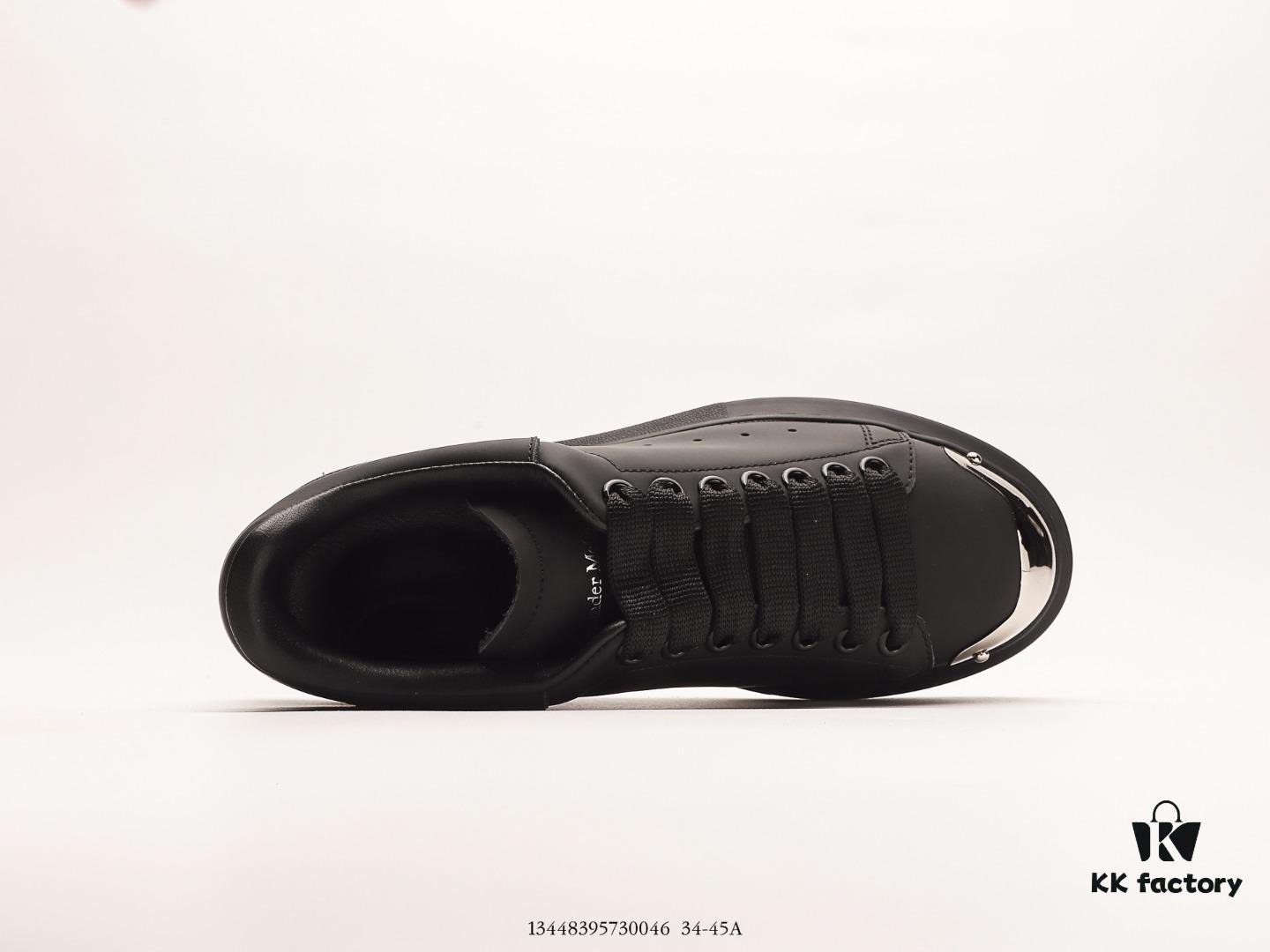 Alexander McQueen Italian Luxury Brand Sole Leather Sneakers Low-top Fashion Thick-soled Casual White Shoes