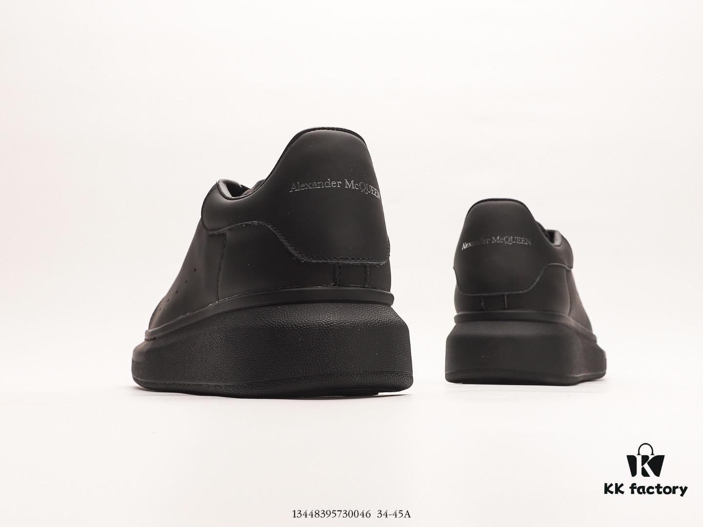 Alexander McQueen Italian Luxury Brand Sole Leather Sneakers Low-top Fashion Thick-soled Casual White Shoes