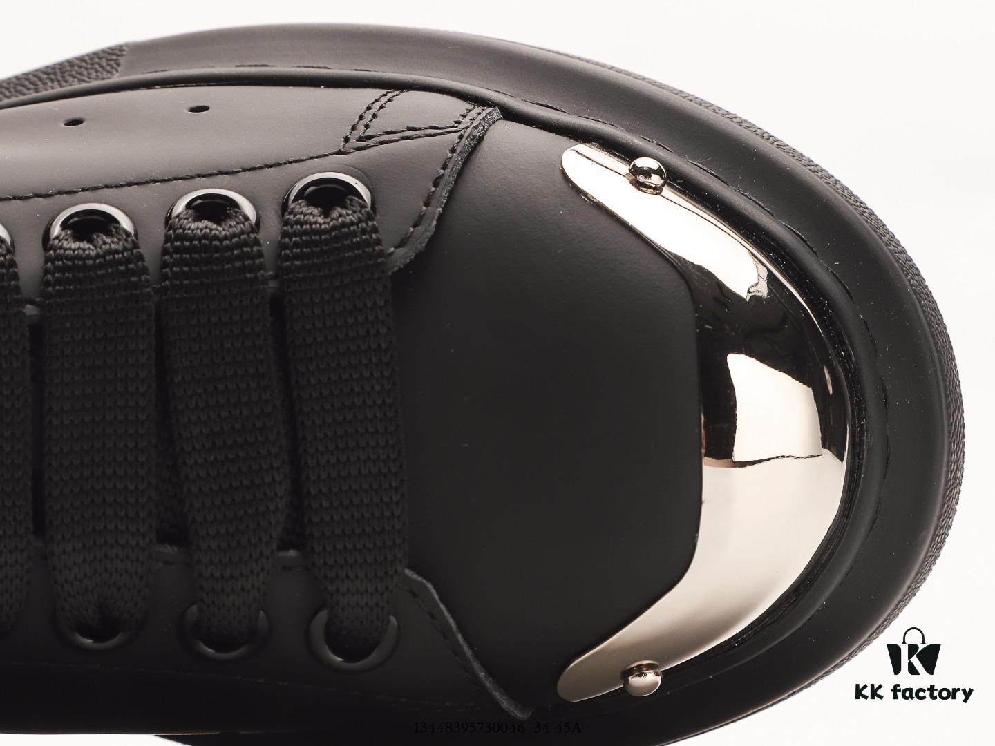 Alexander McQueen Italian Luxury Brand Sole Leather Sneakers Low-top Fashion Thick-soled Casual White Shoes