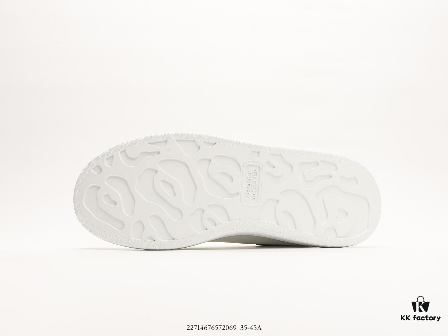 Alexander McQueen Italian Luxury Brand Sole Leather Sneakers Low-Top Fashion Chunky Casual White Sneakers