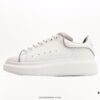 Alexander McQueen Air Cushion Sneaker Low-Top Fashion Thick-Soled Casual White Sports Shoes