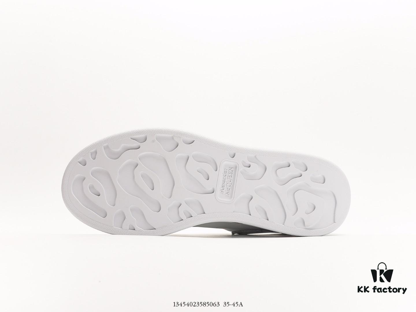 Alexander McQueen Air Cushion Sneaker Low-Top Fashion Thick-Soled Casual White Sports Shoes