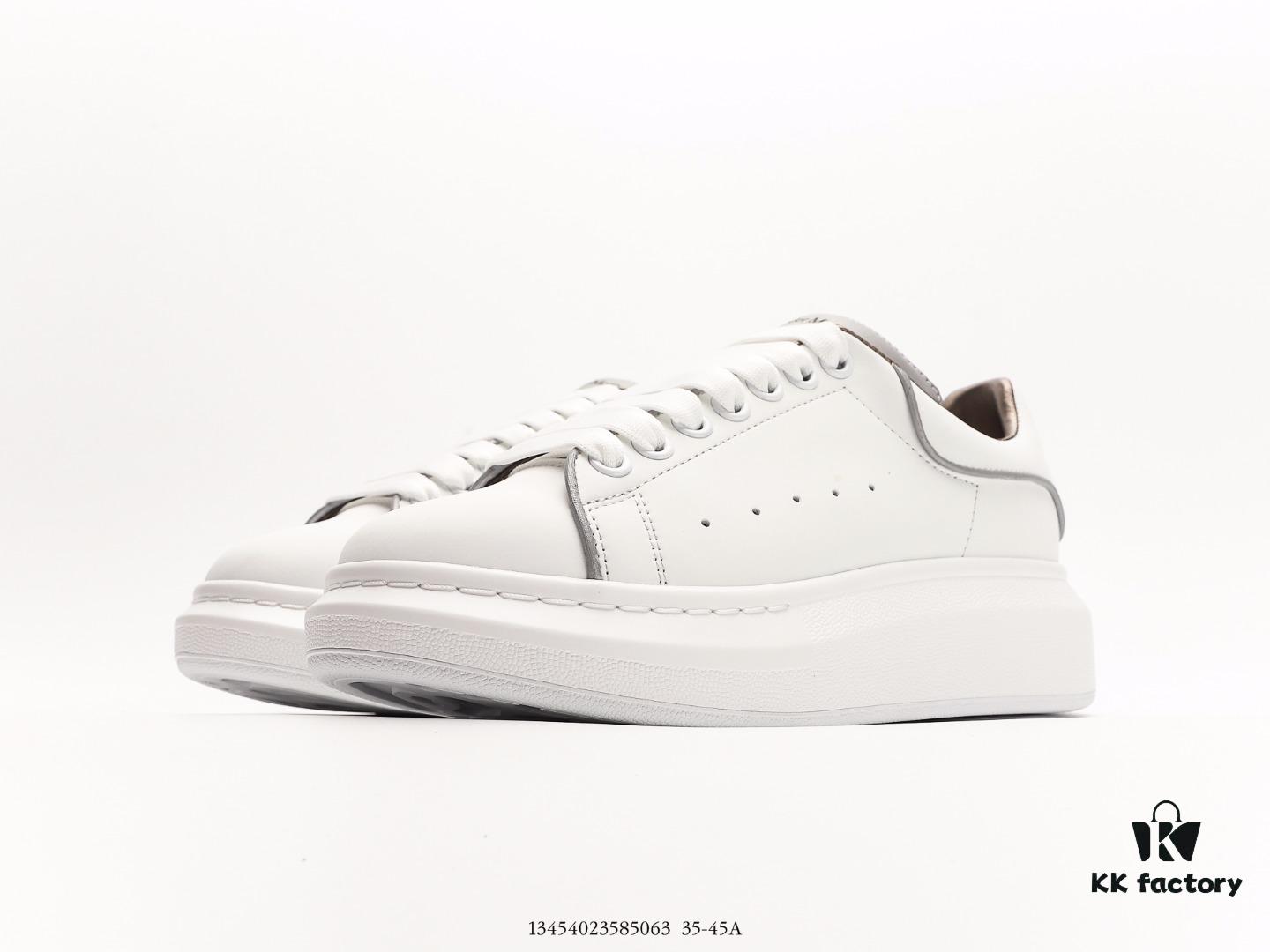 Alexander McQueen Air Cushion Sneaker Low-Top Fashion Thick-Soled Casual White Sports Shoes