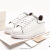 Alexander McQueen Air Cushion Sneaker Low-Top Fashion Thick-Soled Casual White Sports Shoes