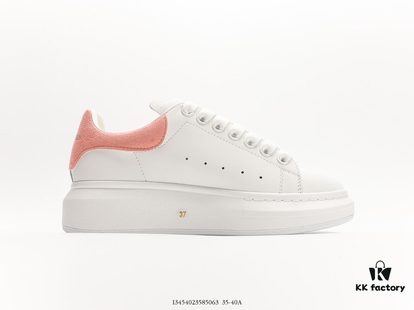 Alexander McQueen Air Cushion Sneaker Low-top Fashion Platform Casual Sport White Shoes