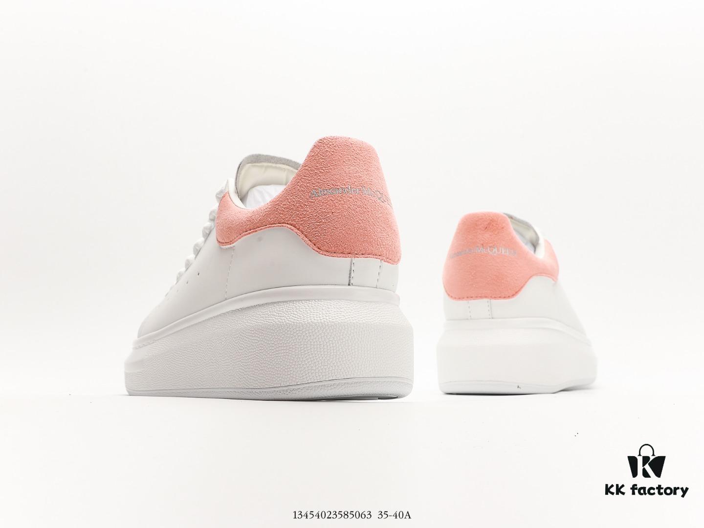 Alexander McQueen Air Cushion Sneaker Low-top Fashion Platform Casual Sport White Shoes