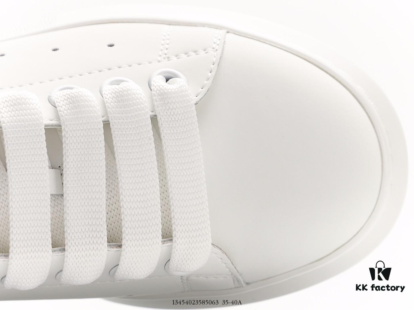 Alexander McQueen Air Cushion Sneaker Low-top Fashion Platform Casual Sport White Shoes