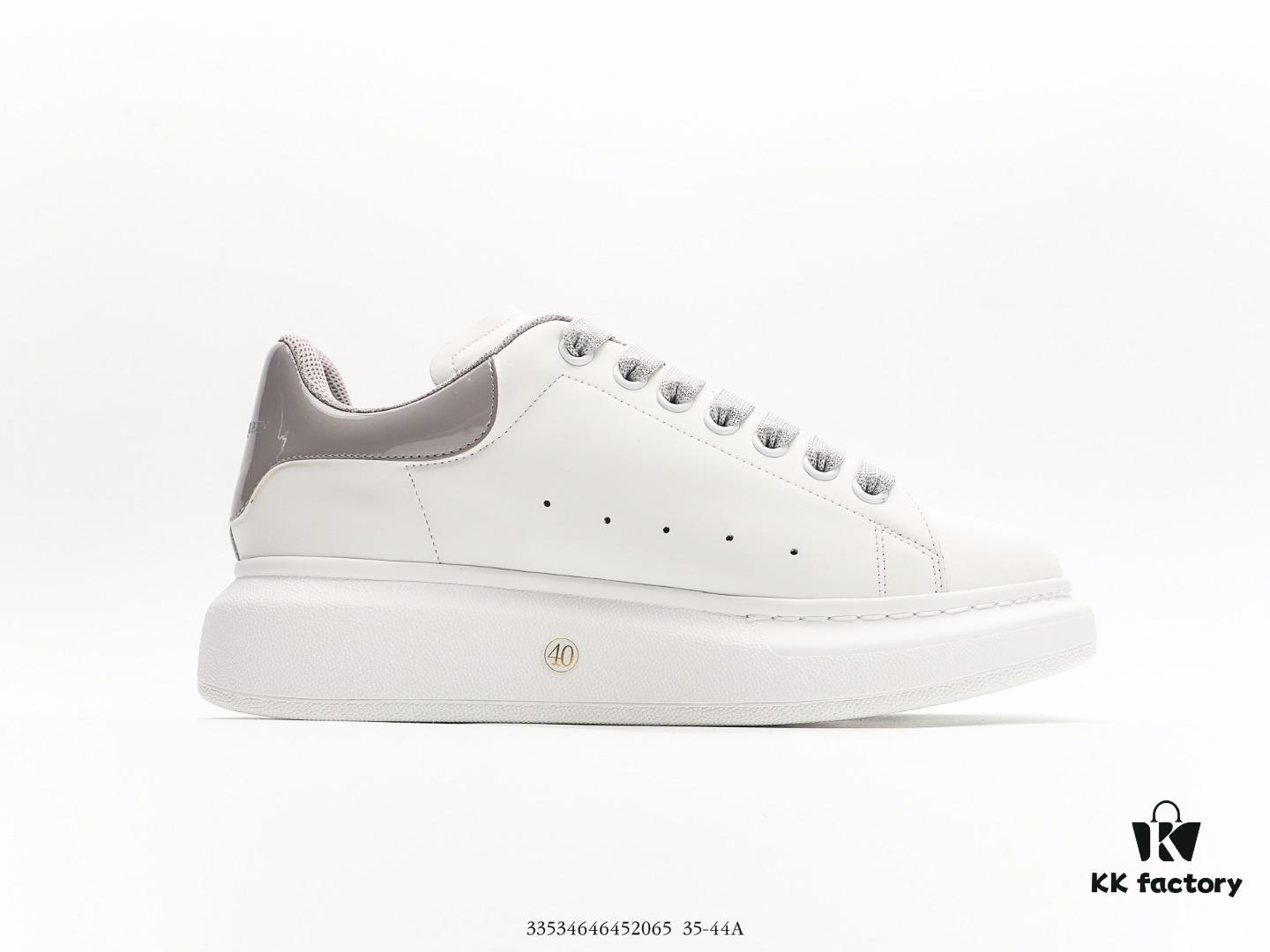 Alexander McQueen Air Cushion Sneaker Low-top Fashion Platform Casual White Sports Shoes