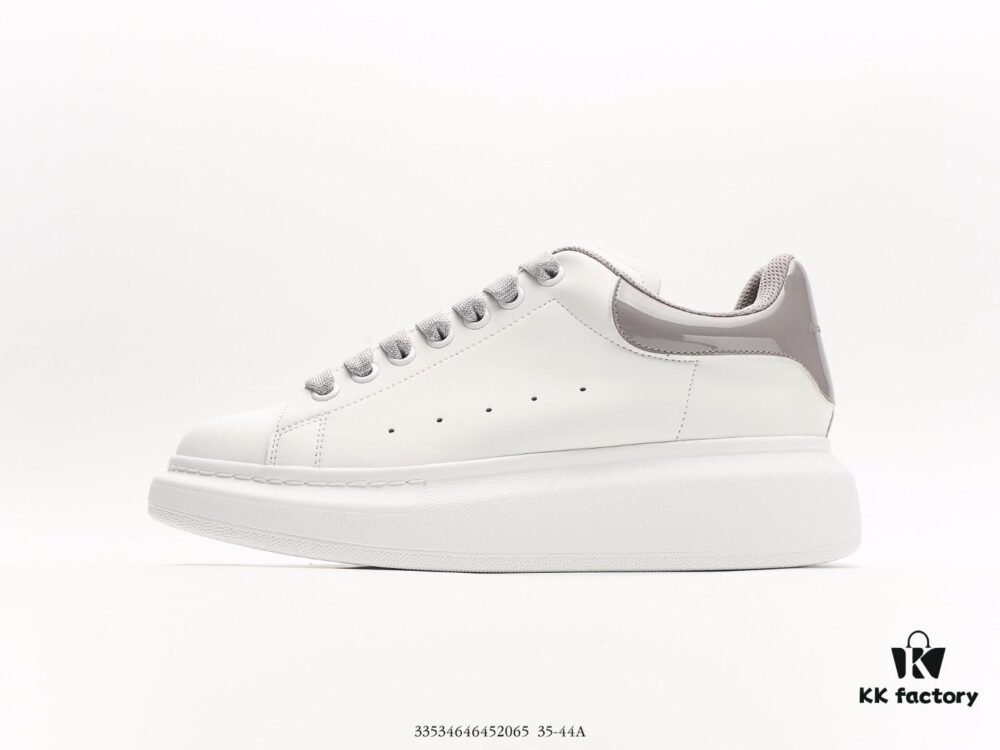 Alexander McQueen Air Cushion Sneaker Low-top Fashion Platform Casual White Sports Shoes