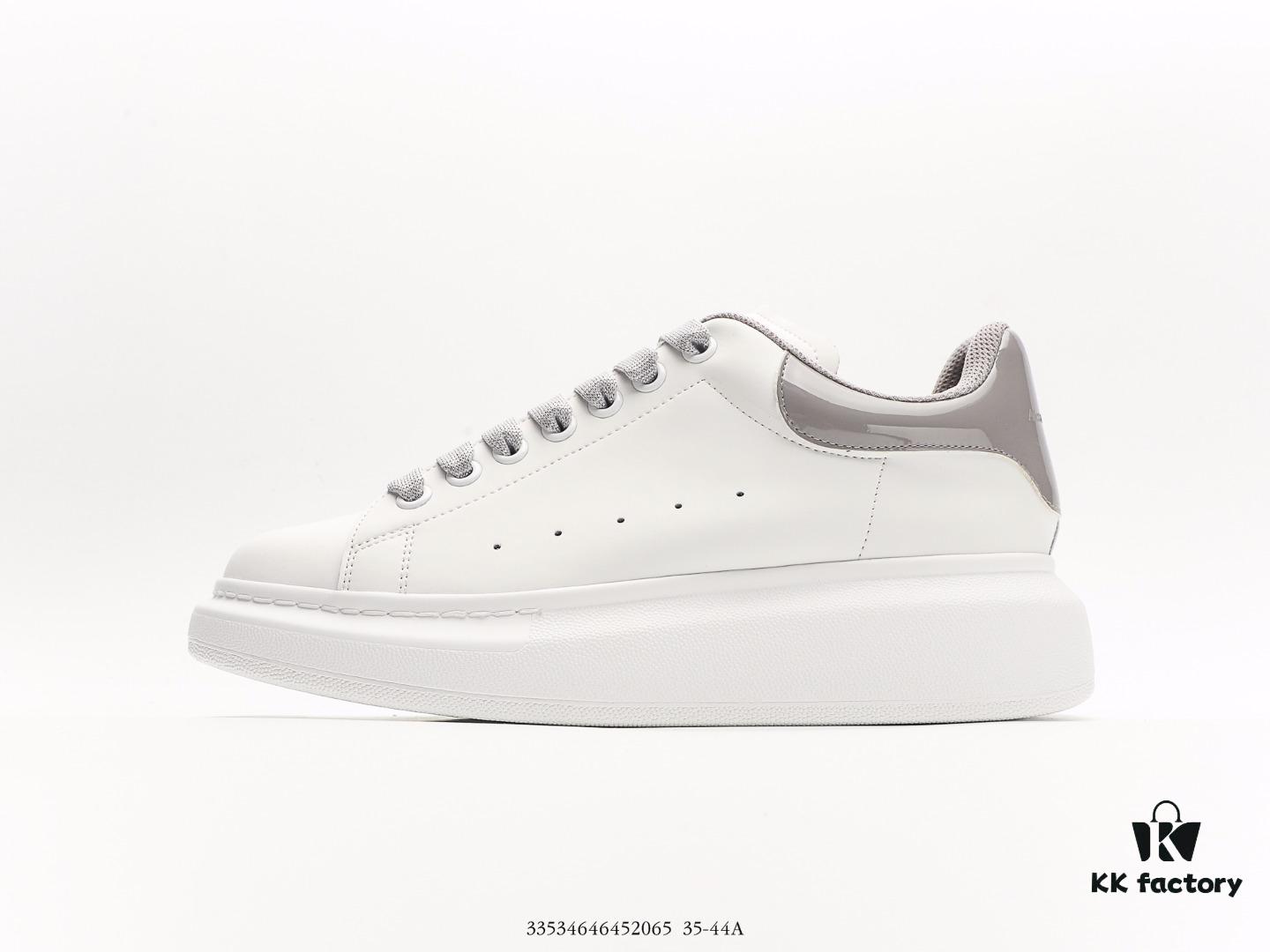 Alexander McQueen Air Cushion Sneaker Low-top Fashion Platform Casual White Sports Shoes