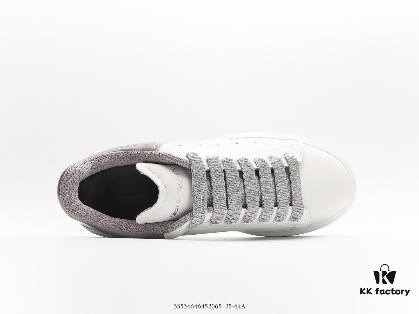 Alexander McQueen Air Cushion Sneaker Low-top Fashion Platform Casual White Sports Shoes