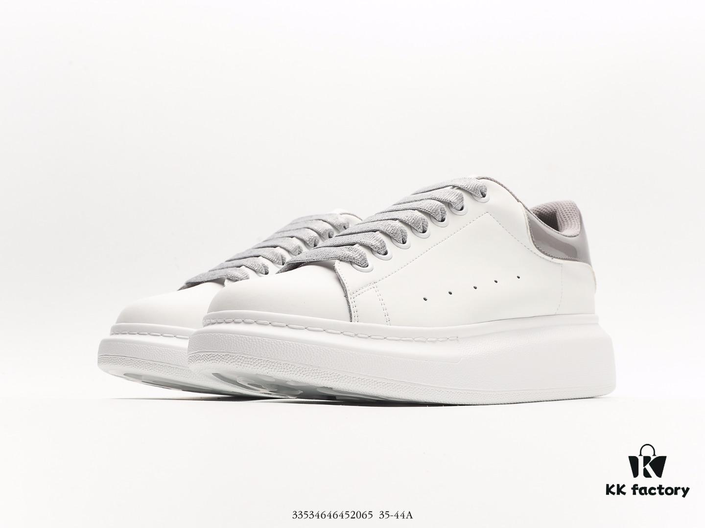 Alexander McQueen Air Cushion Sneaker Low-top Fashion Platform Casual White Sports Shoes