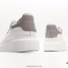 Alexander McQueen Air Cushion Sneaker Low-top Fashion Platform Casual White Sports Shoes
