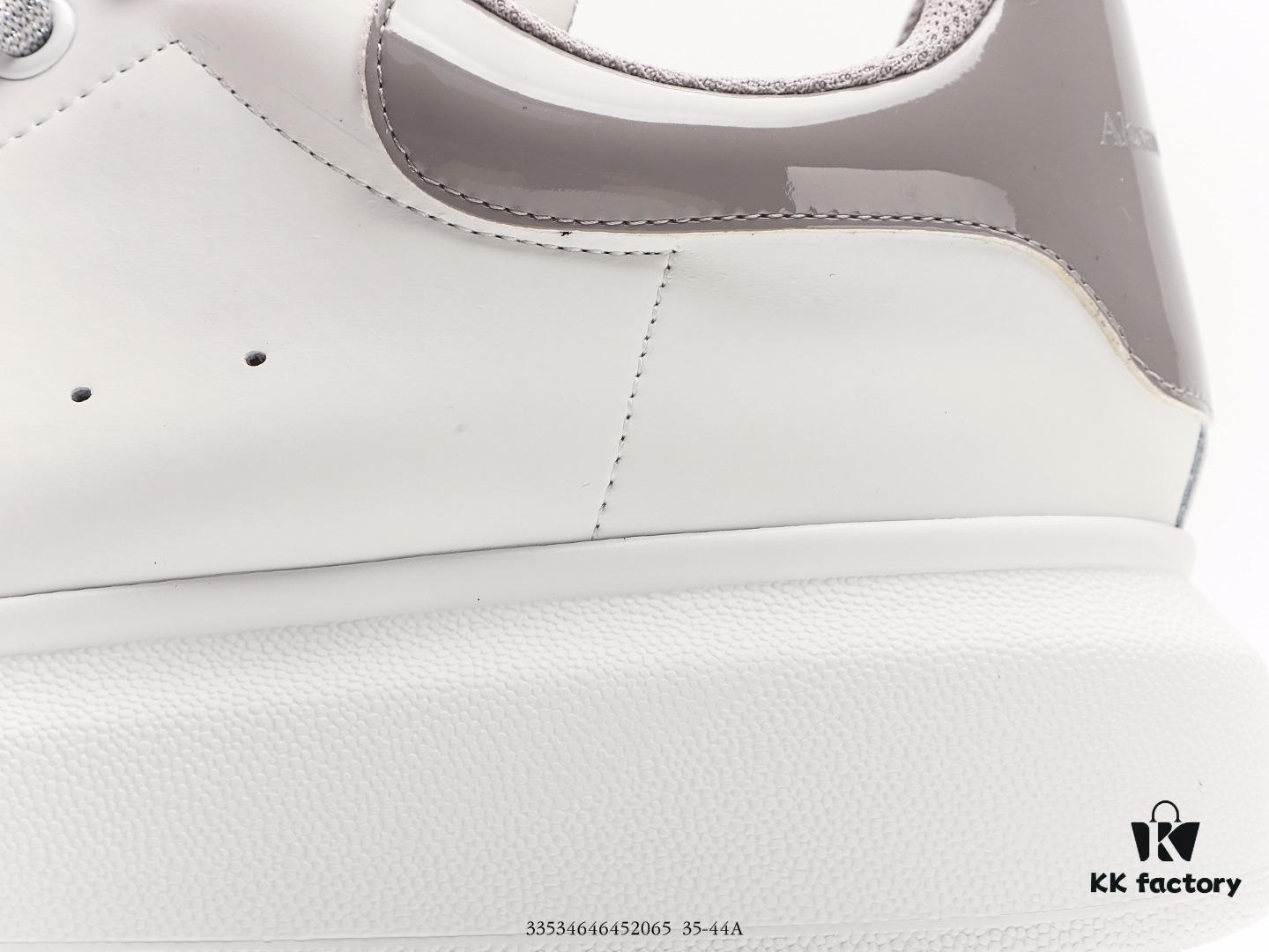 Alexander McQueen Air Cushion Sneaker Low-top Fashion Platform Casual White Sports Shoes