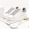 Alexander McQueen Air Cushion Sneaker Low-top Fashion Platform Casual White Sports Shoes