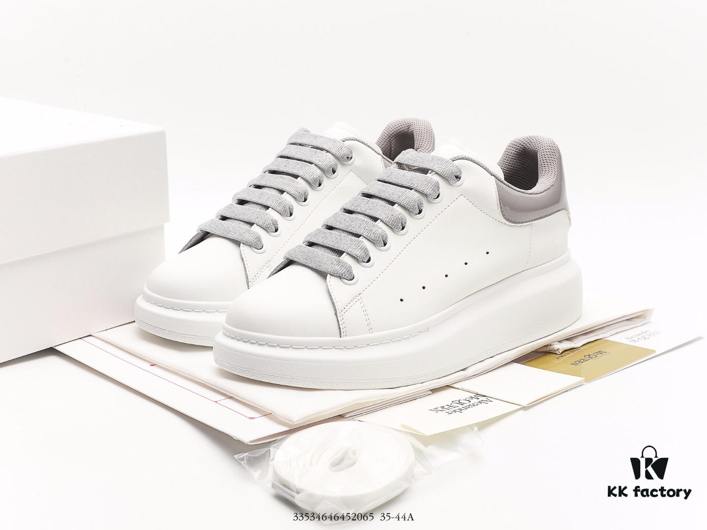 Alexander McQueen Air Cushion Sneaker Low-top Fashion Platform Casual White Sports Shoes