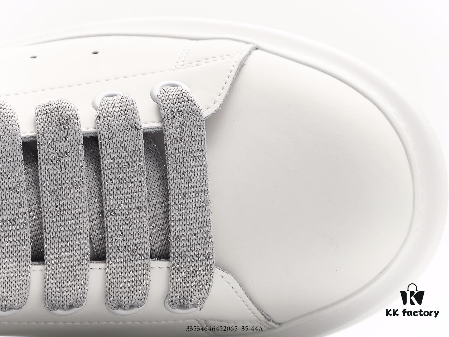 Alexander McQueen Air Cushion Sneaker Low-top Fashion Platform Casual White Sports Shoes