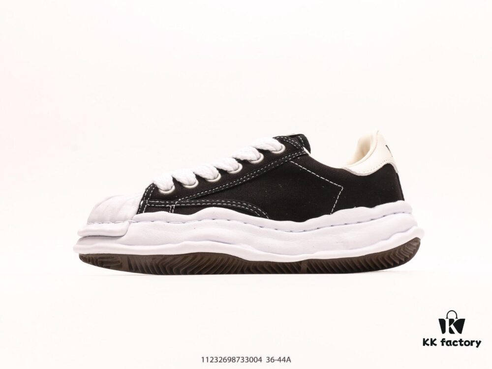 Miyama Yasuhiro Brand MMY Maison MIHARA YASUHIRO Original Sole Canvas Low-Top Casual Shoes with Deformed Ice Cream Sole