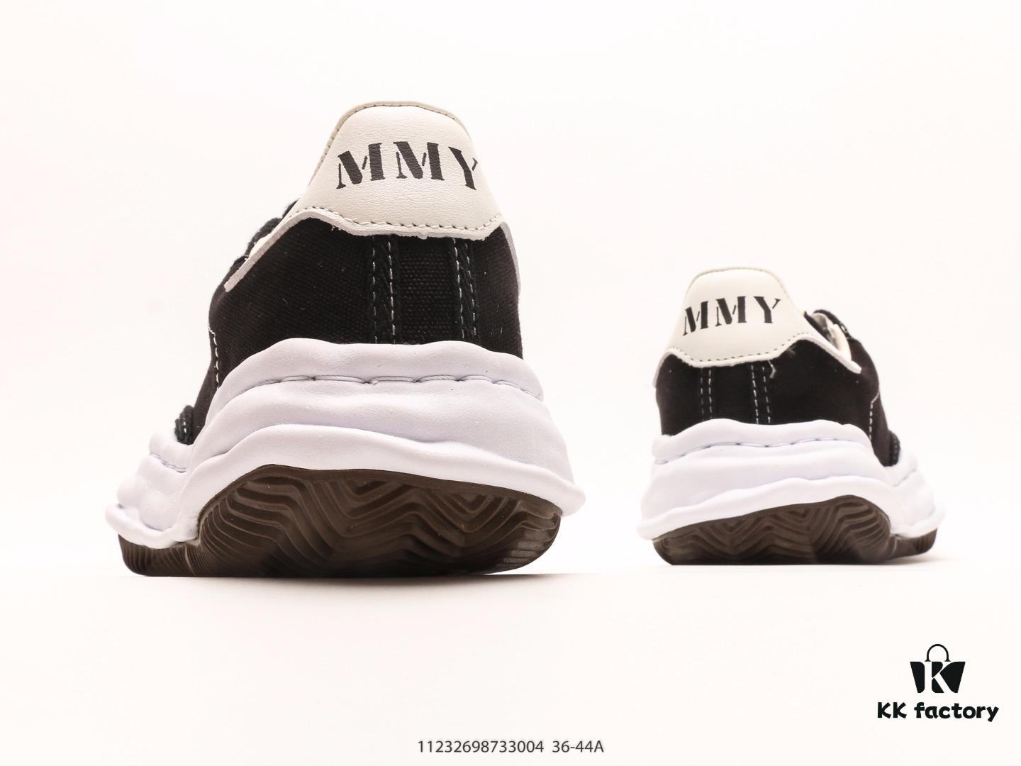 Miyama Yasuhiro Brand MMY Maison MIHARA YASUHIRO Original Sole Canvas Low-Top Casual Shoes with Deformed Ice Cream Sole