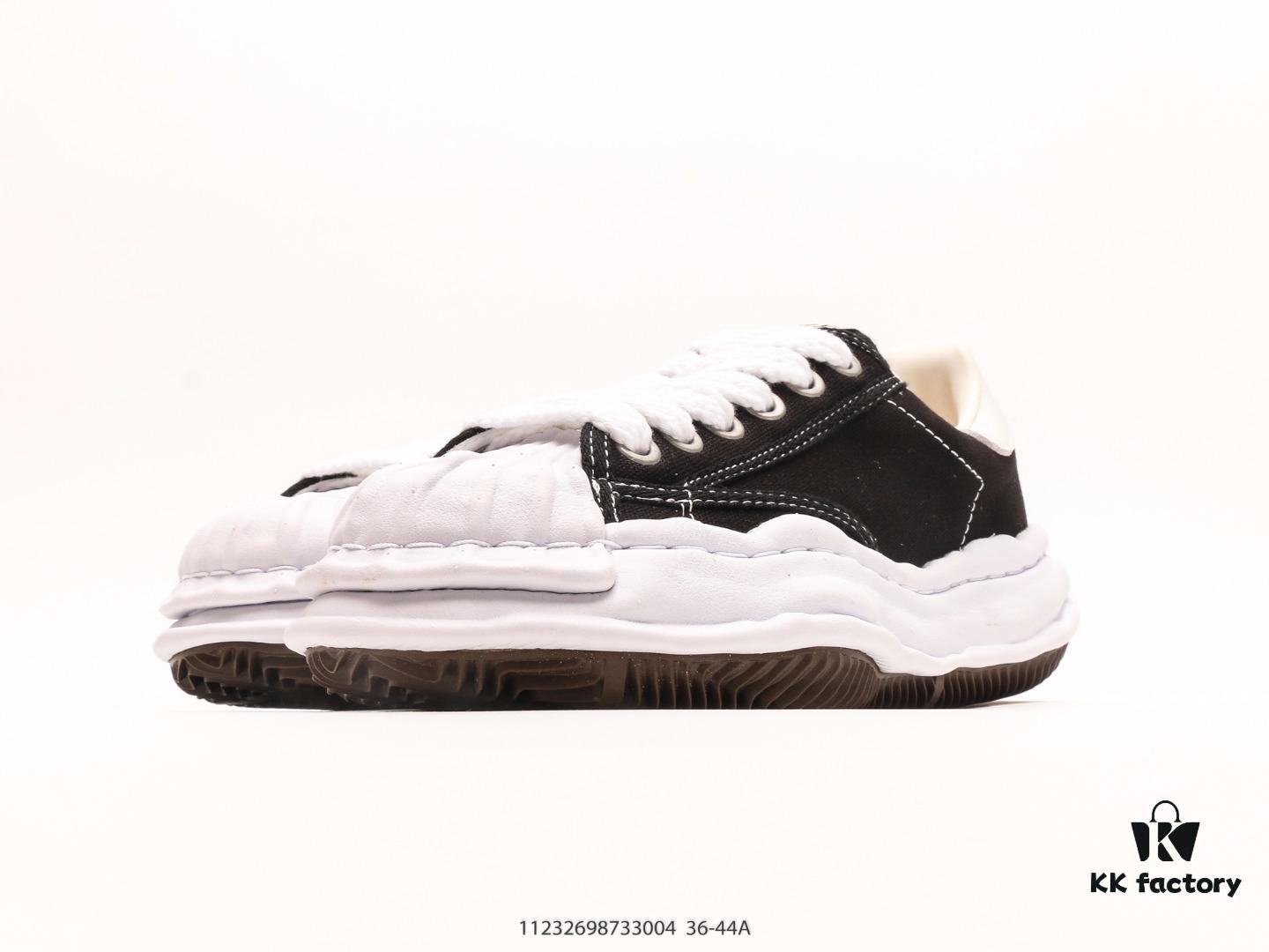 Miyama Yasuhiro Brand MMY Maison MIHARA YASUHIRO Original Sole Canvas Low-Top Casual Shoes with Deformed Ice Cream Sole