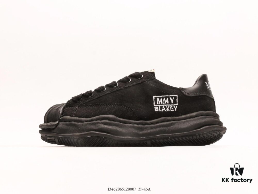 MIHARA YASUHIRO mmy Yashuhiro San Original Sole Blakey Shell Toe Canvas Sneakers Thick Sole Unisex Casual Shoes for Men and Women Couple Style