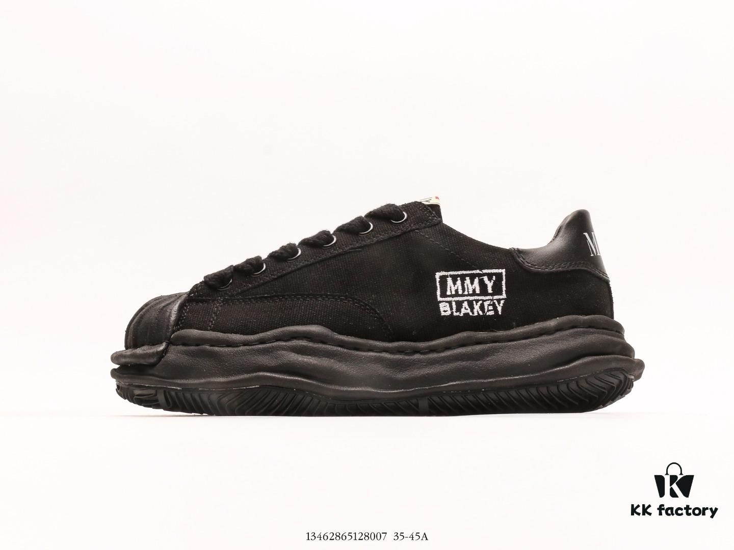 MIHARA YASUHIRO mmy Yashuhiro San Original Sole Blakey Shell Toe Canvas Sneakers Thick Sole Unisex Casual Shoes for Men and Women Couple Style