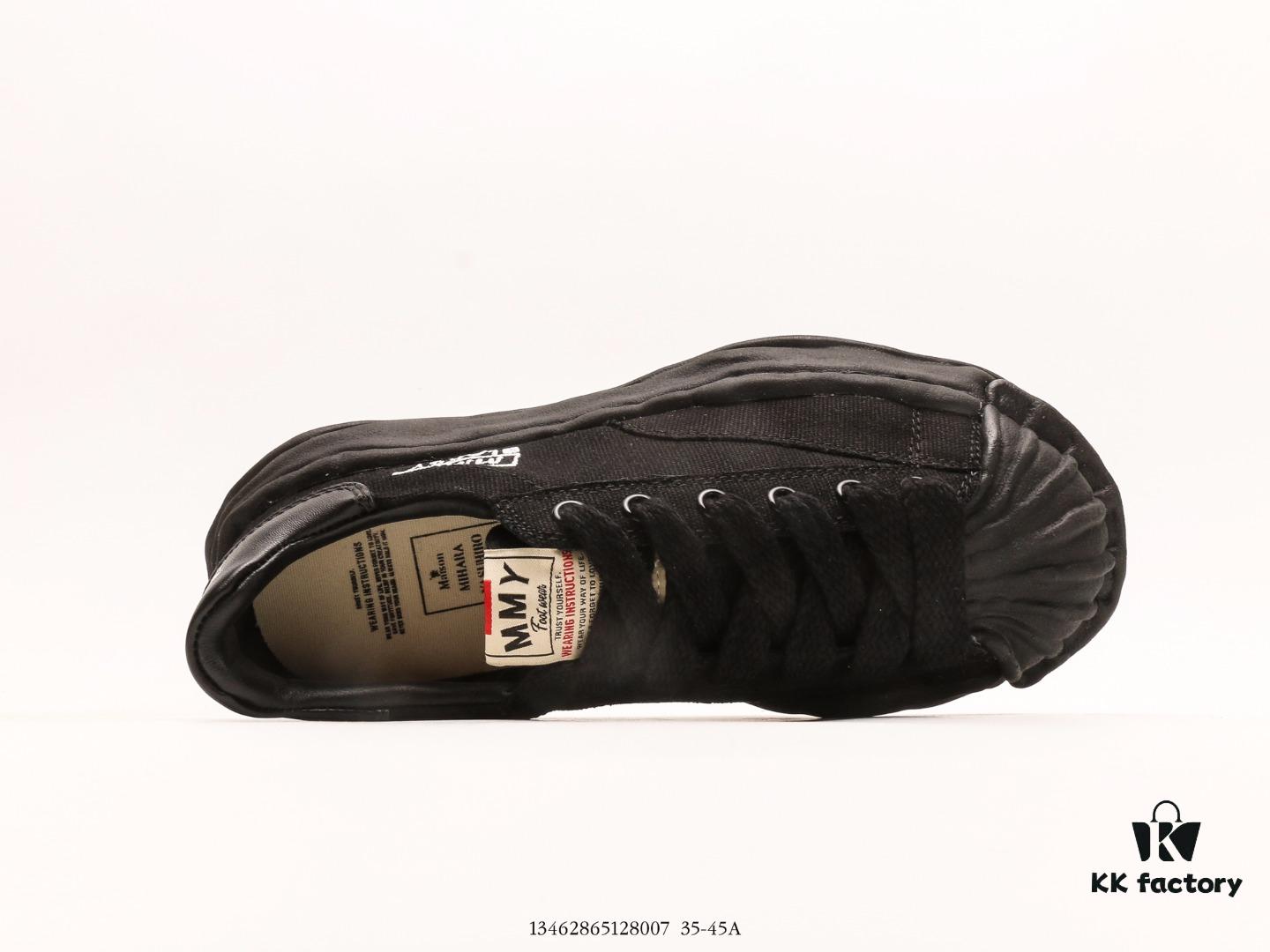 MIHARA YASUHIRO mmy Yashuhiro San Original Sole Blakey Shell Toe Canvas Sneakers Thick Sole Unisex Casual Shoes for Men and Women Couple Style