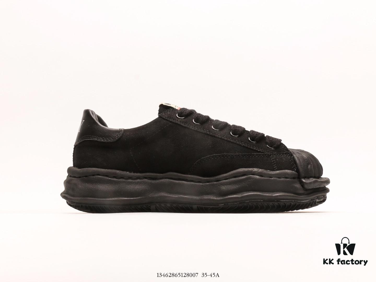 MIHARA YASUHIRO mmy Yashuhiro San Original Sole Blakey Shell Toe Canvas Sneakers Thick Sole Unisex Casual Shoes for Men and Women Couple Style