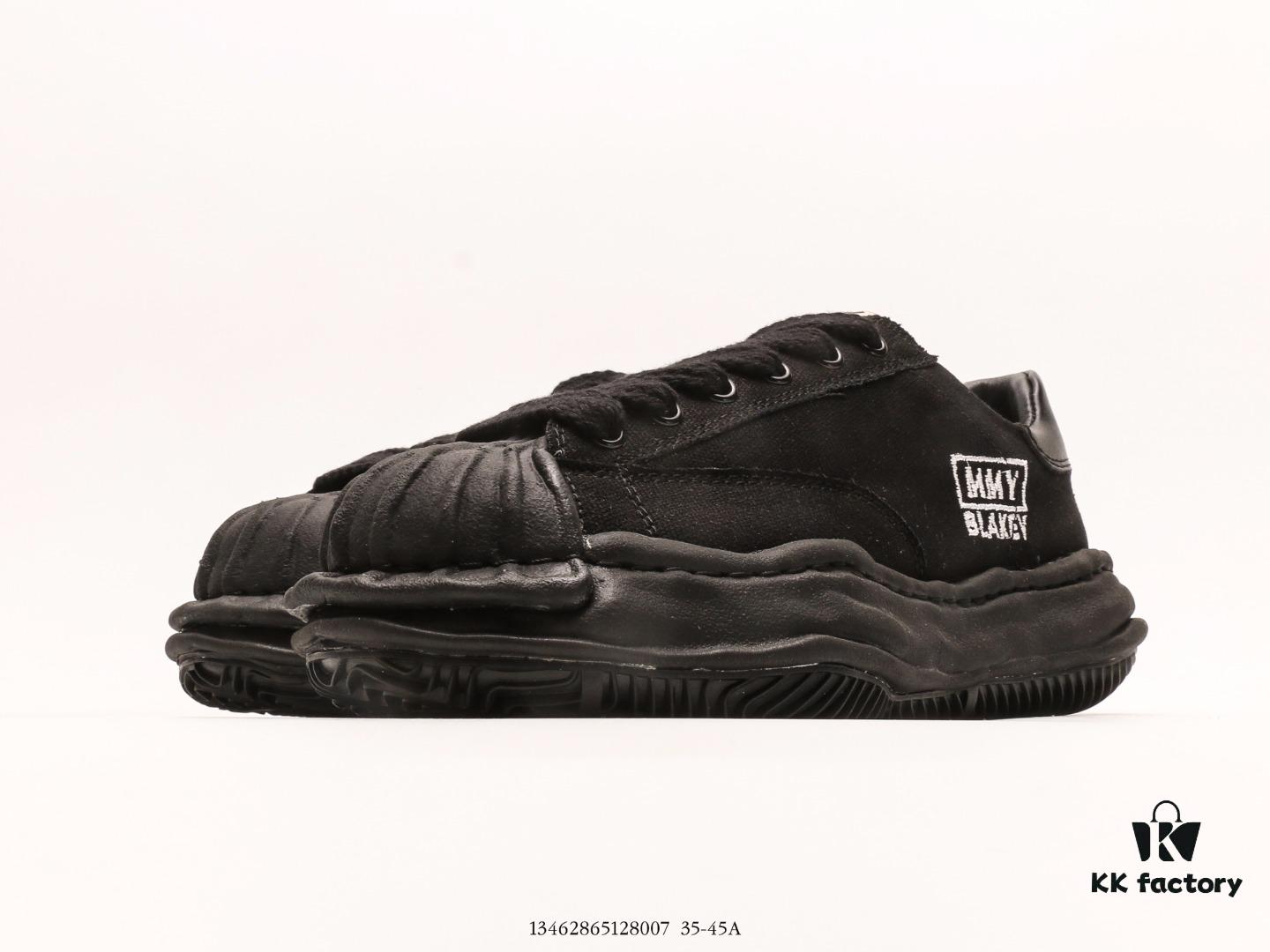 MIHARA YASUHIRO mmy Yashuhiro San Original Sole Blakey Shell Toe Canvas Sneakers Thick Sole Unisex Casual Shoes for Men and Women Couple Style